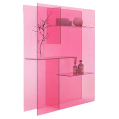 Unité de rangement TRANSFIX en verre, par Marc Krusin, Kensaku Oshiro de Glas Italia