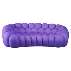 Roche Bobois Purple Bubble Sofa by Sacha Lakic