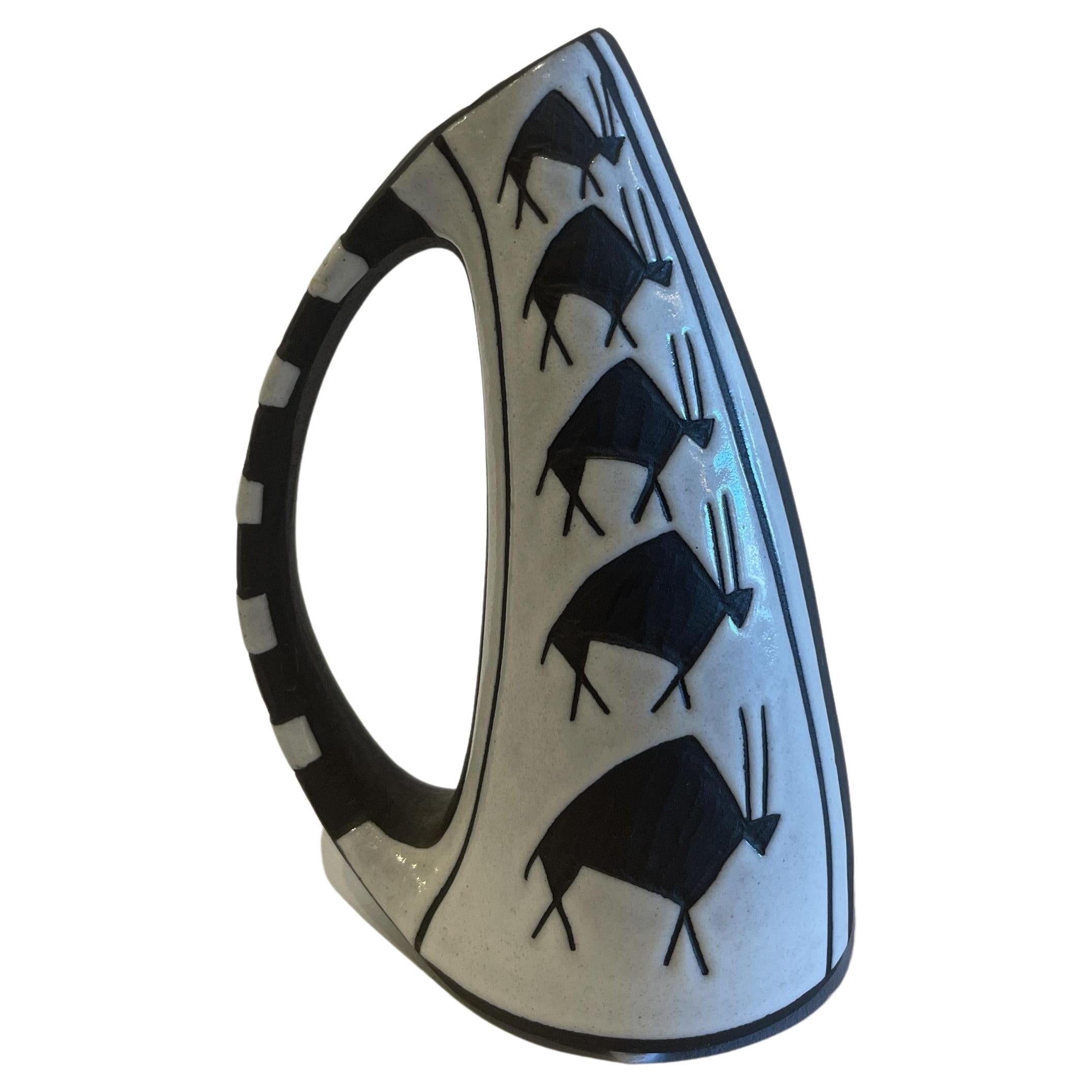 Danish Mid-Century Ceramic Pitcher, Marianne Starck for Andersen and Sons For Sale