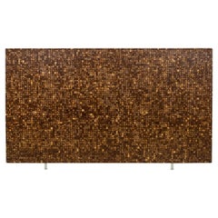Karl Springer American Mid-Century Coconut King-Size Headboard