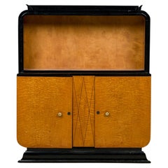 Paul Frankl Mid-Century American Credenza with Superstructure & Dresser