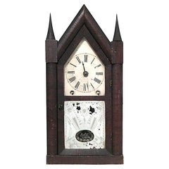 Victorian Mahogany Mantel Clock