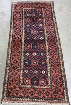 Ancien tapis Khorasan avec motif Mina Khani, vers 1900