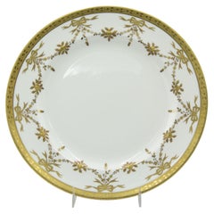 Set of English Victorian Tiffany Porcelain Dinner Plates