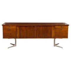 Mid-Century Cherrywood Sideboard, Hand-Crafted, Circa 1955, USA