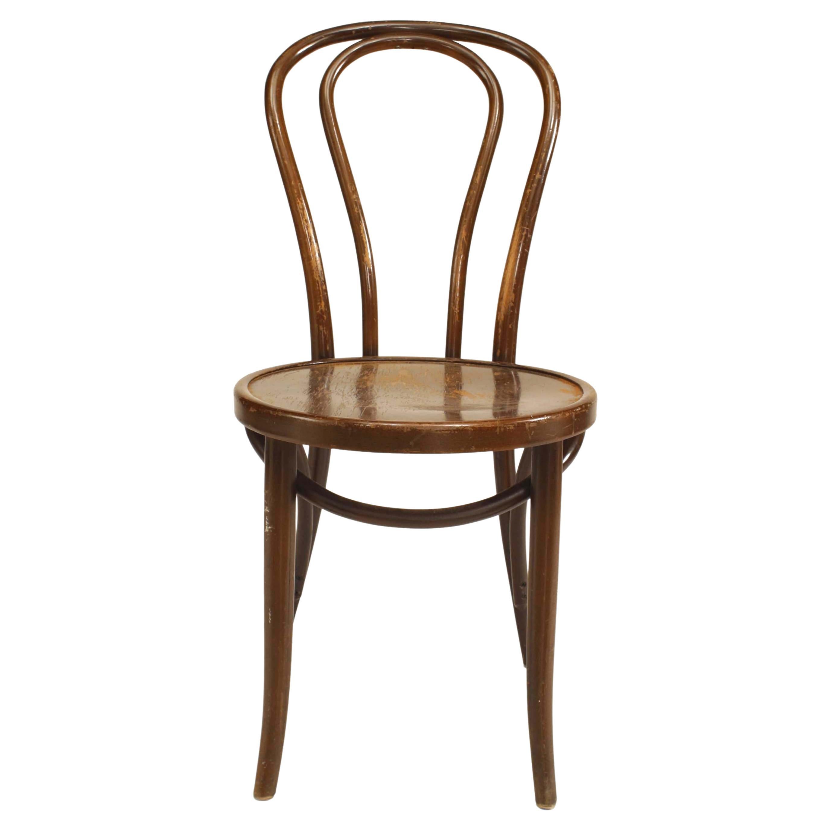 Sedie da caffè a voluta di legno Bentwood in vendita