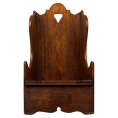 English George III Child's Rocking Chair, Wood, Wing Arms, Circa 1850