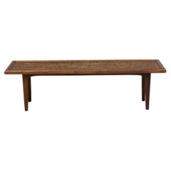 Danish Mid-Century Modern Rectangular Incised Rosewood Low / Coffee Table