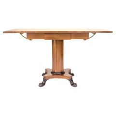 Continental Austrian Mahogany Davenport Table