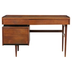 American Mid-Century 3-drawer Walnut Desk