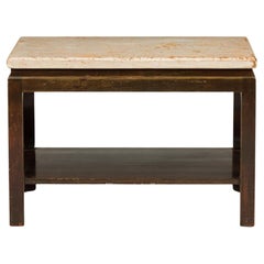 Paul Frankl per Johnson Furniture Company Tavolino in sughero e mogano