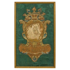Framed Embroidered Tapestry, Renaissance Style, Italian, 20th Century