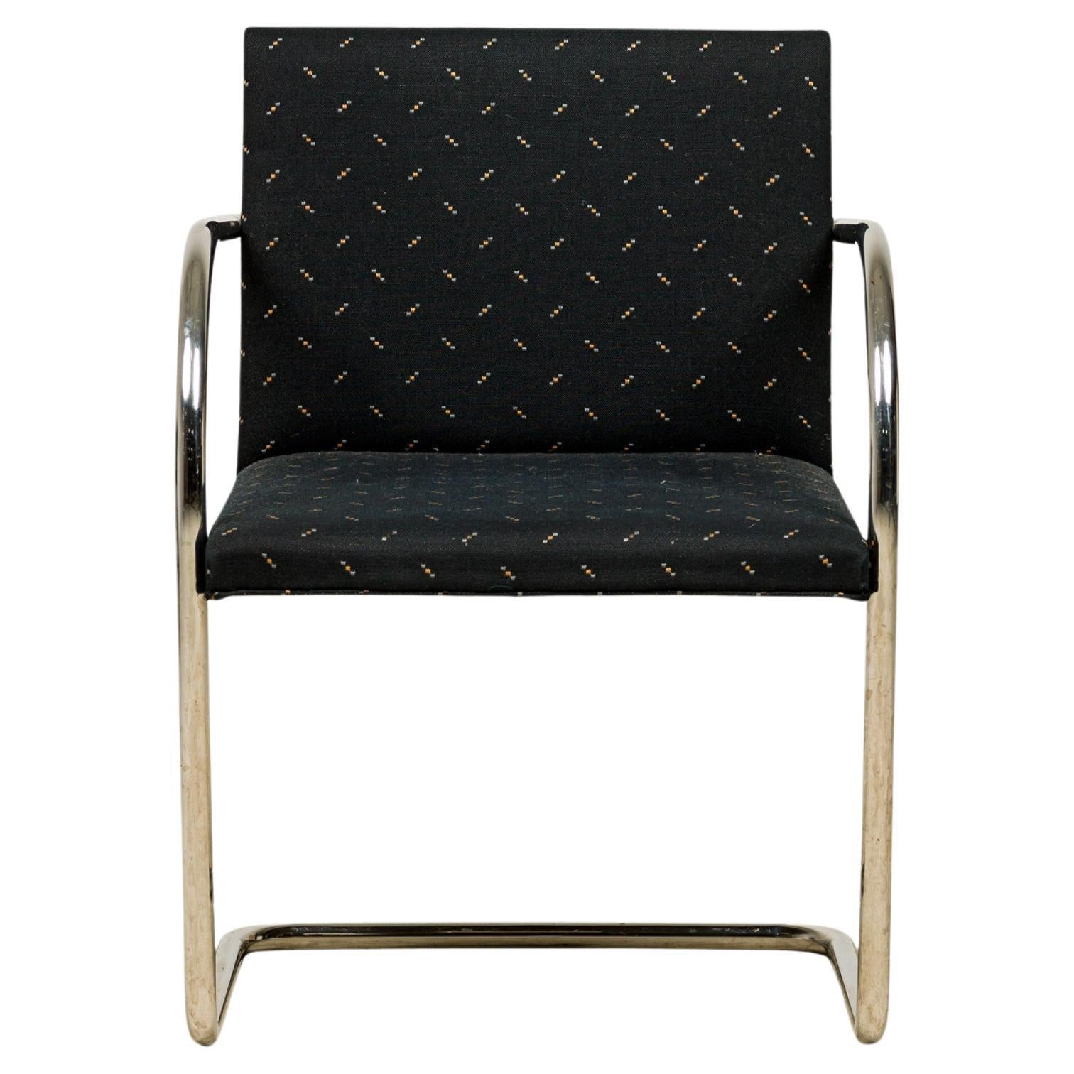 Mid-Century-Modern-Sessel „Brno“ von Knoll, Chromgestell, um 1955 im Angebot