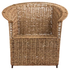 American Natural Rattan Woven Chair