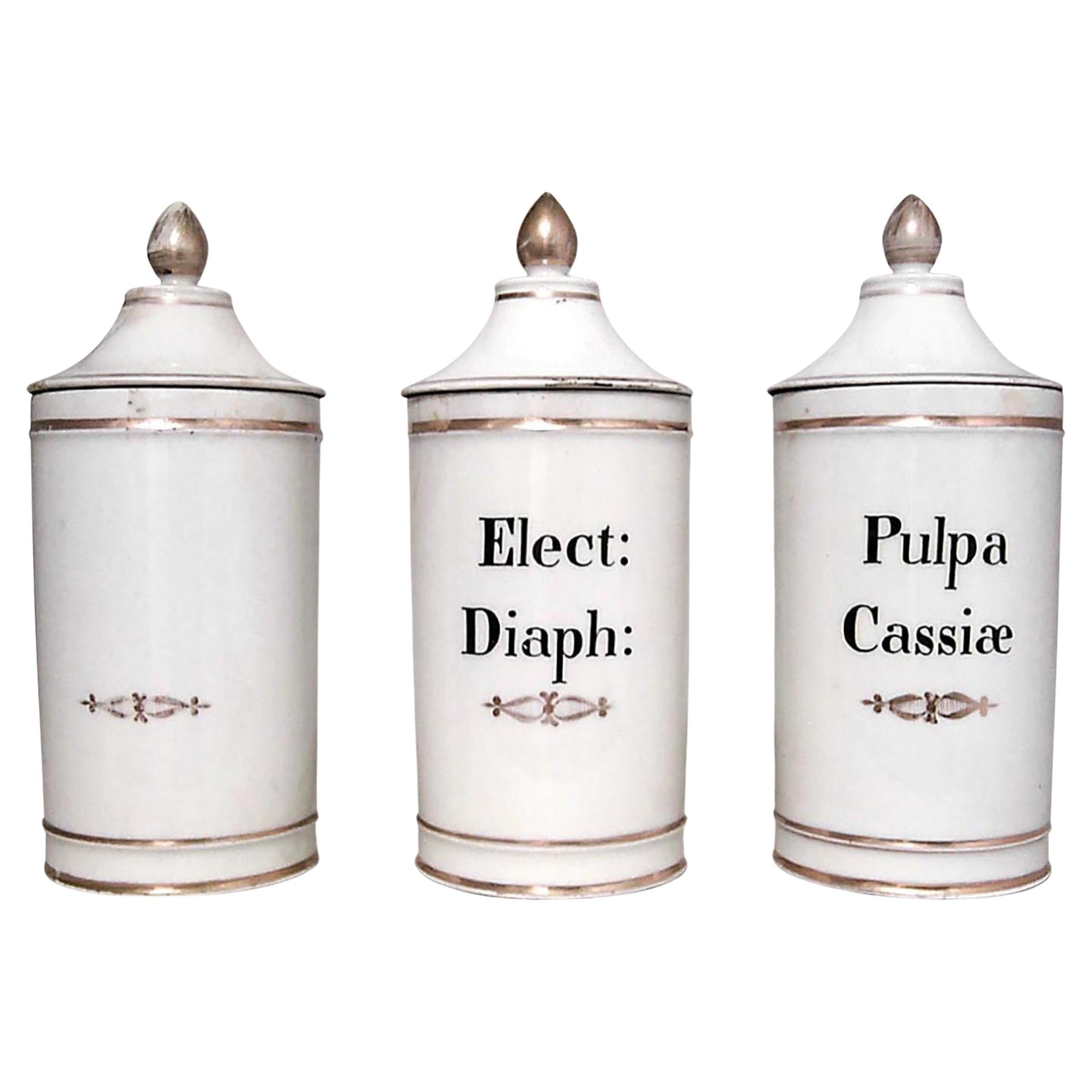French Victorian Apothecary Jars