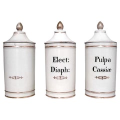 Antique French Victorian Apothecary Jars