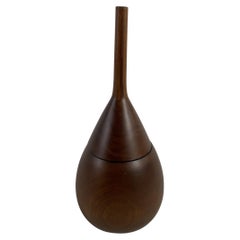 HuMidor danese di metà secolo in legno di teak