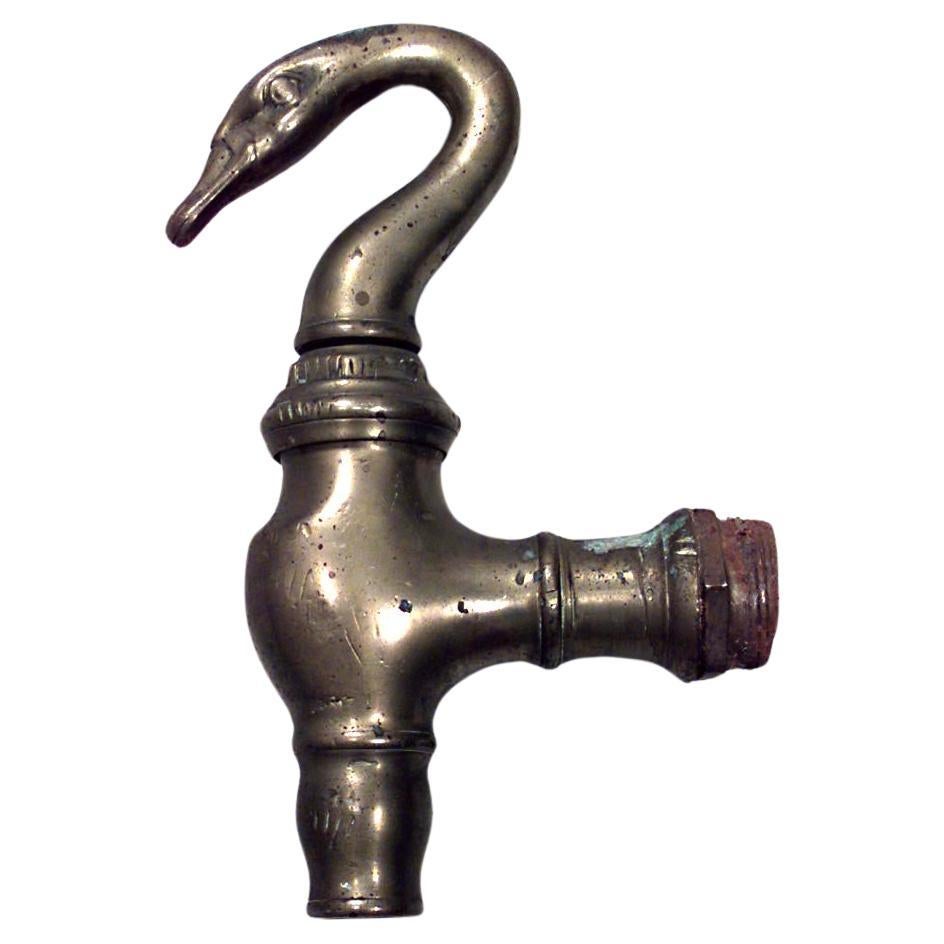 American Country Brass Swan Water Faucet