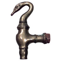American Country Brass Swan Water Faucet