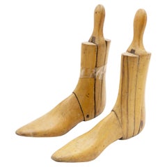 Pair of English Pine Boot Shoe Trees