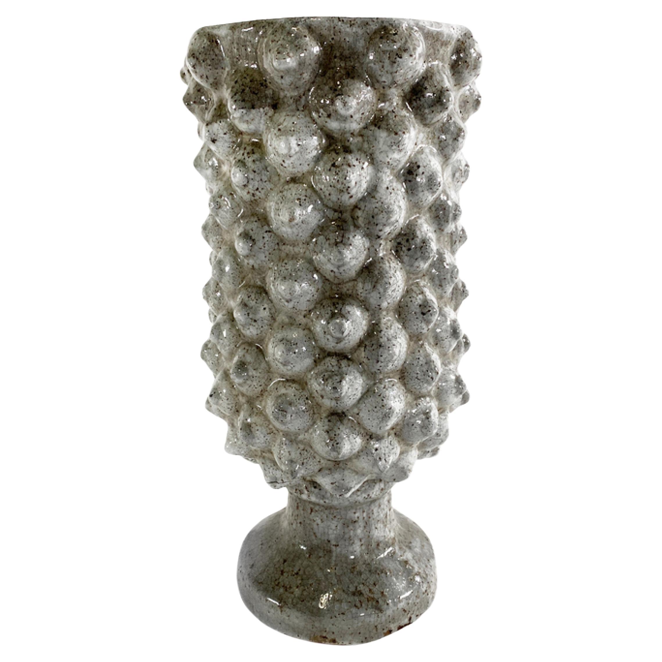 Vaso da studio moderno italiano in terracotta smaltata in vendita