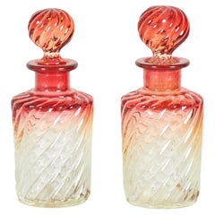 Bottiglie di profumo in cristallo Baccarat in stile vittoriano francese