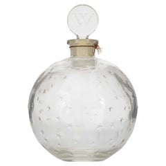Bottiglia di profumo francese Art Deco Lalique for Worth