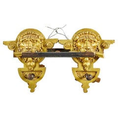 Continental German Bronze Lion Door Pull