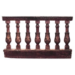 Italian Neo-Classic Carved Balustrade Railings