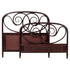 Bentwood Mahogany Twin Bed