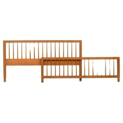 Raymond Loewy for Mengel American Full-Size Spindle Wooden Head & Footboard