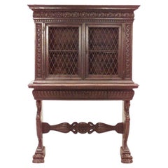 Hand-Crafted Walnut Cabinet in Italian Renaissance Style, Circa 1650