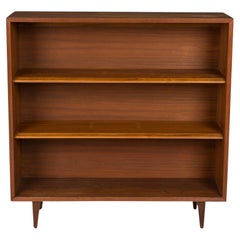 George Nelson Walnut Veneer Bookcase for Herman Miller, Mid-Century