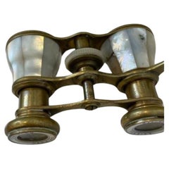 French Victorian Brass Opera Glasses