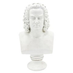 German Plaster Bach Bust