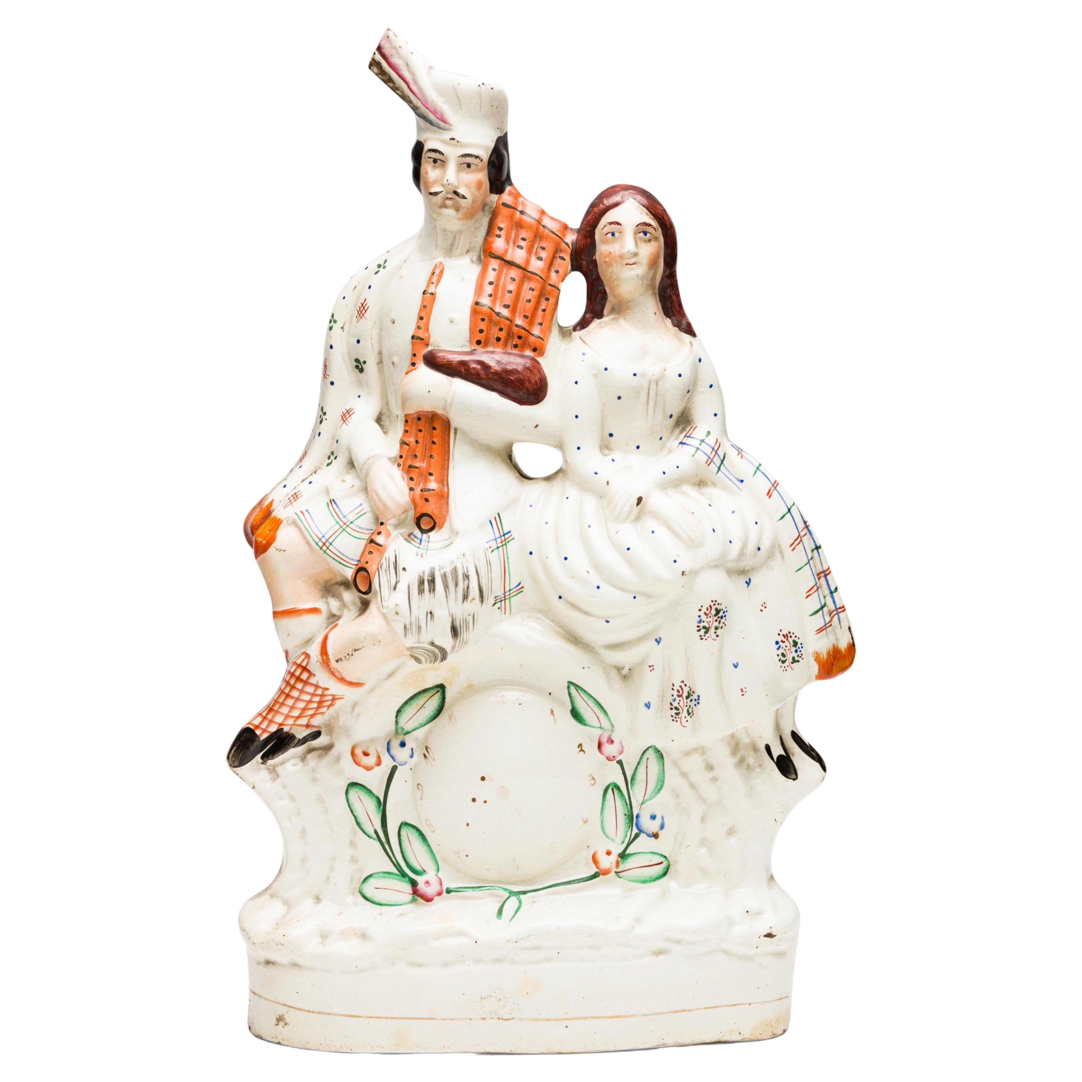 Victorian Staffordshire Porcelain Group