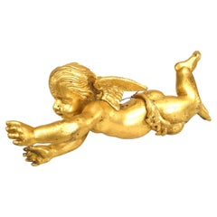 Louis XV Bronze Dore Cupid