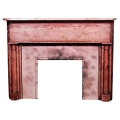 Country Stripped Pine Mantel