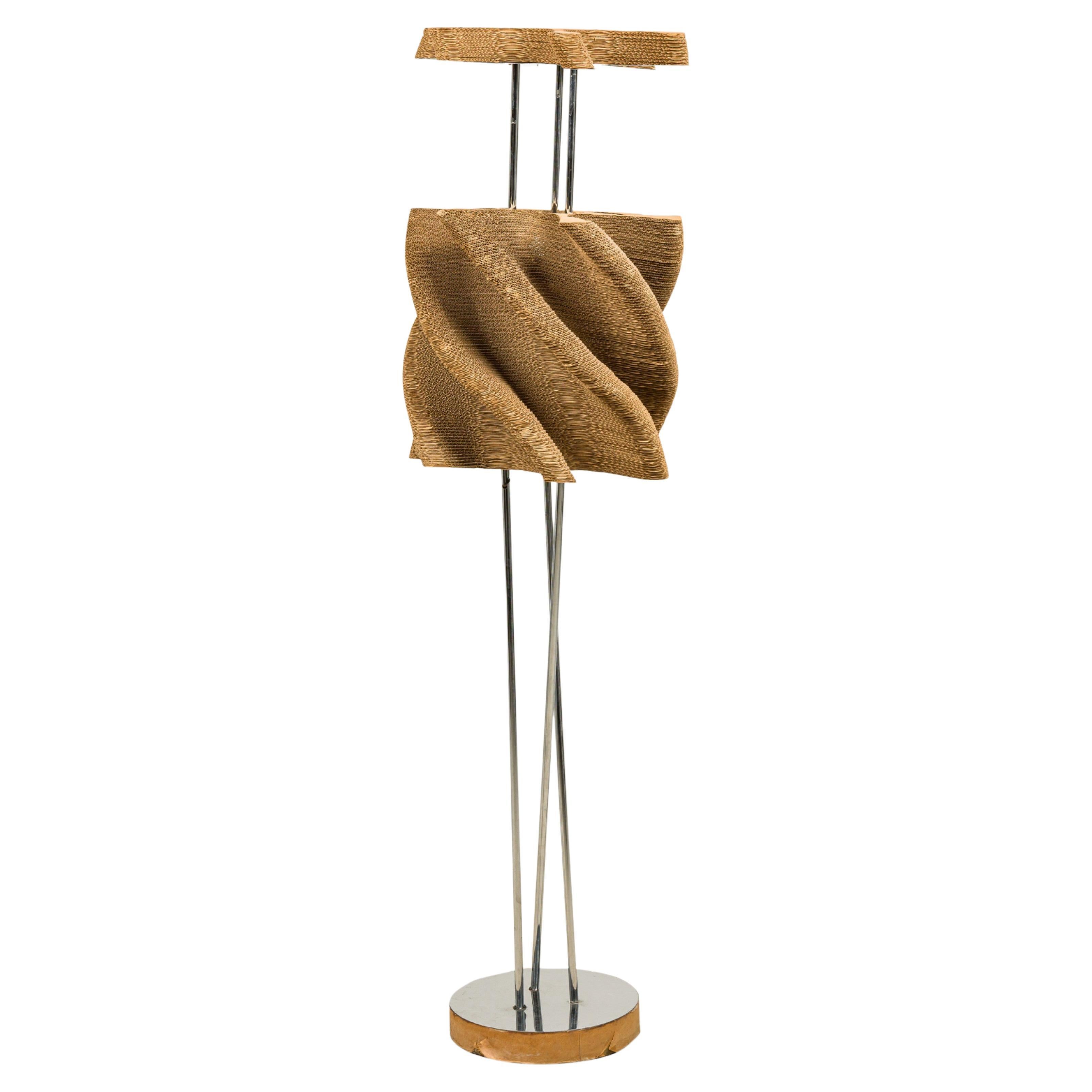 Prototype de lampadaire moderne américain, Frank Ghery, années 1960