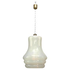 Italian Venetian Murano Vistosi Opalescent Glass Lantern