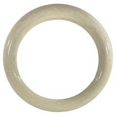 American Mid-Century Cream Tessellated Bone Mirror