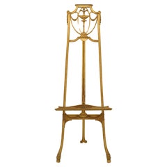English Adam Gilt Easel Stand