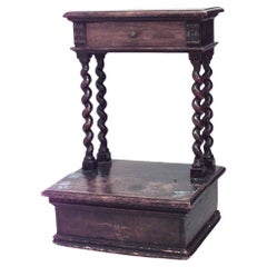 English Jacobean Walnut Prie-dieu, Hand-Crafted, Circa 1850, UK