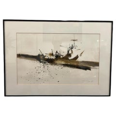 American Contemporary Ed Eller Oil on Painting