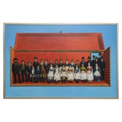 Robert Springfels American Oil on Canvas Figurative Painting