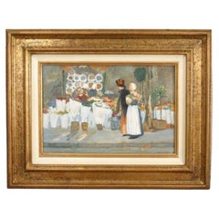 Impressionist Street Scene Painting