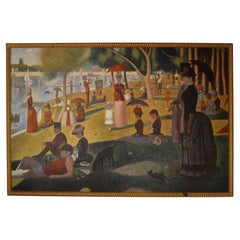 Hand-Painted Impressionist Painting from France, Late 20th Century