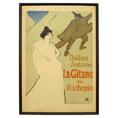 French Art Nouveau Women Portrait Poster