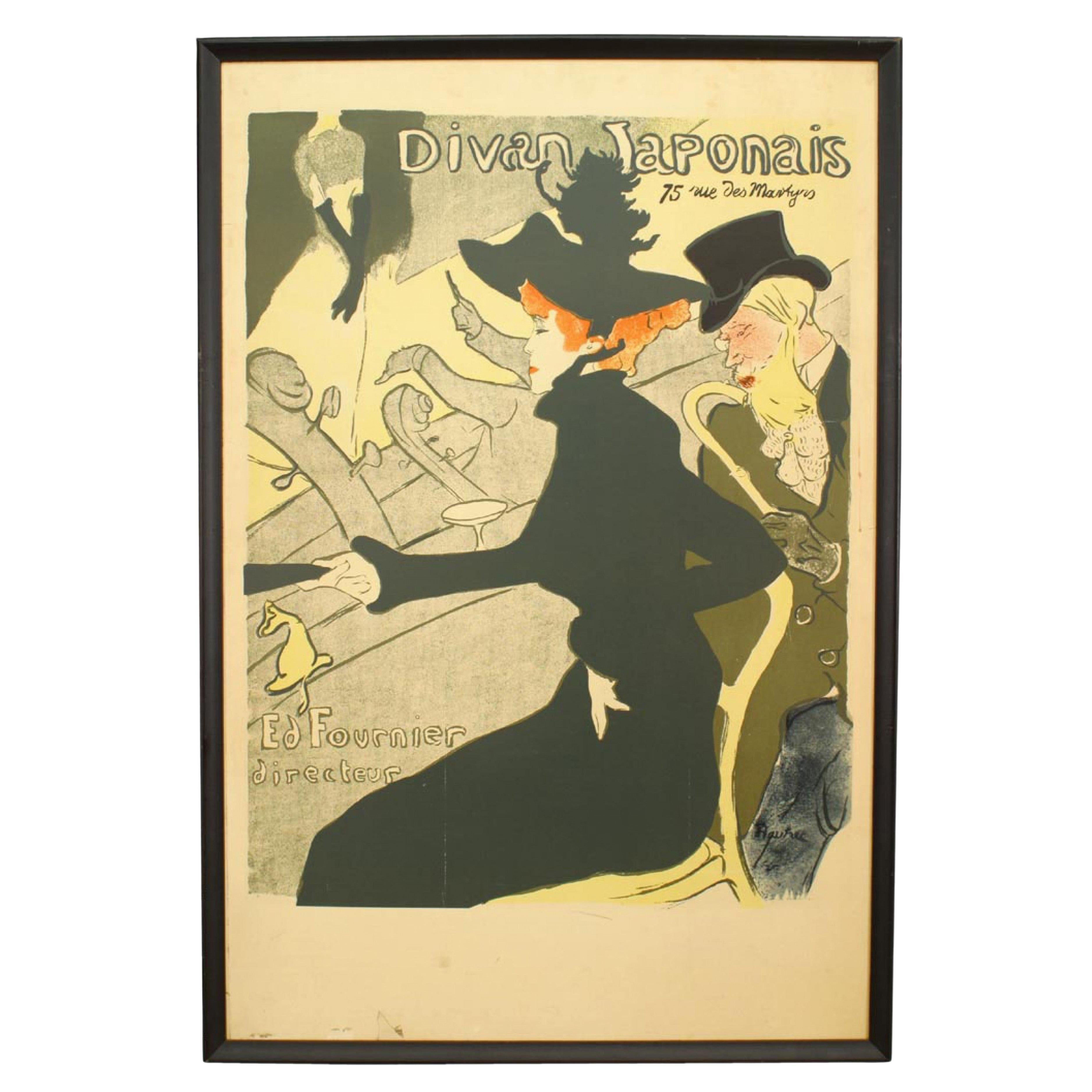 French Art Nouveau Women Portrait Poster