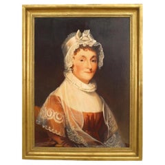 Portrait d'une femme en robe rouge, reproduction ancienne, 38 x 31 pouces, décoration murale